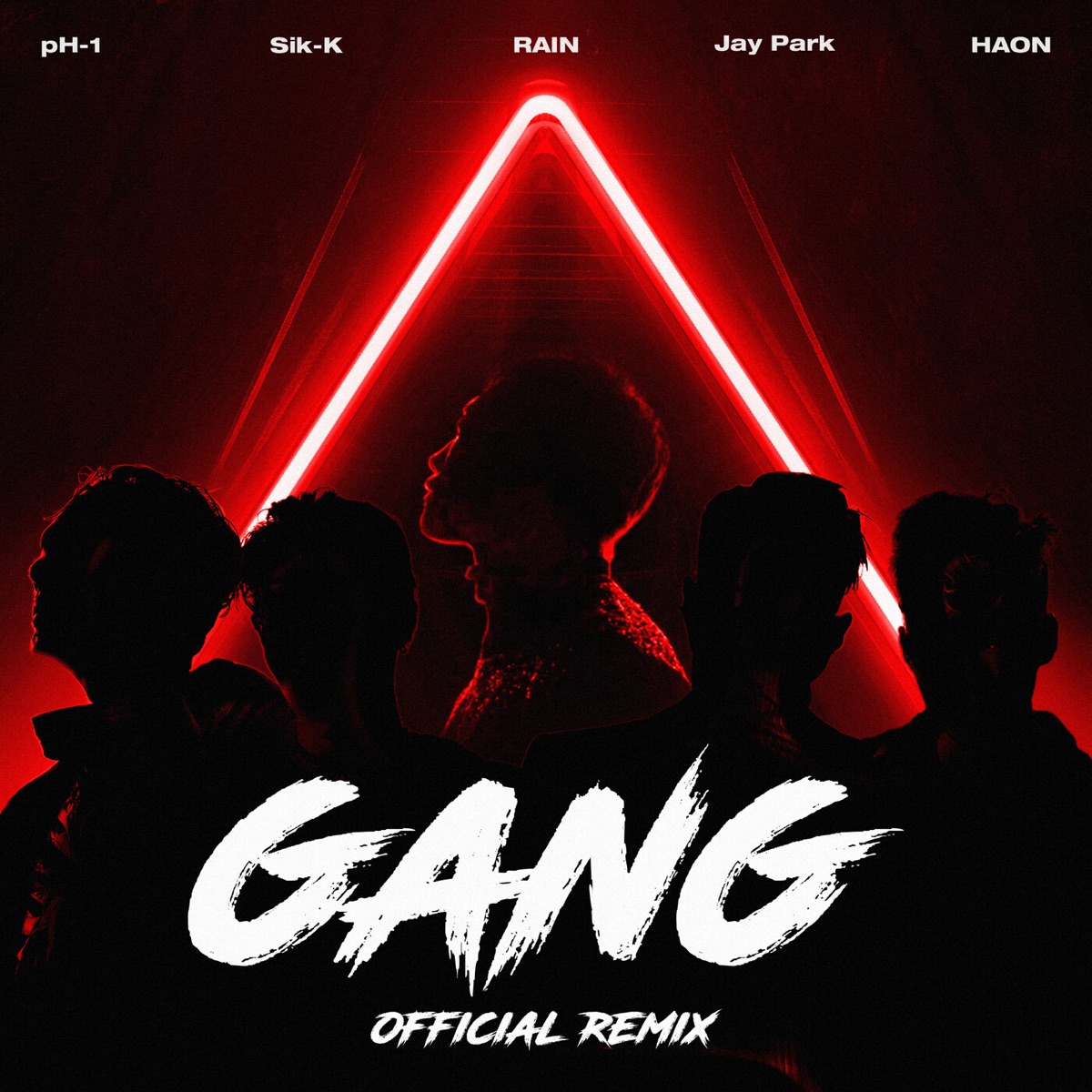 GANG (Official Remix) - Single by Sik-K, pH-1, Jay Park & HAON album cover