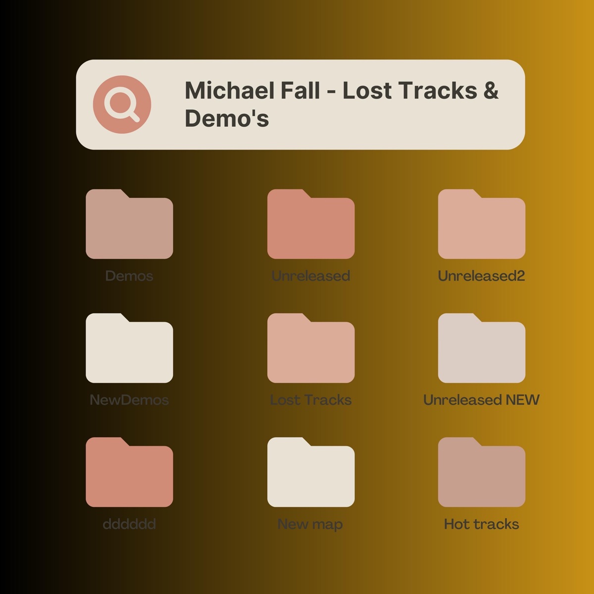 Lost Tracks & Demo's - EP by Michael Fall album cover
