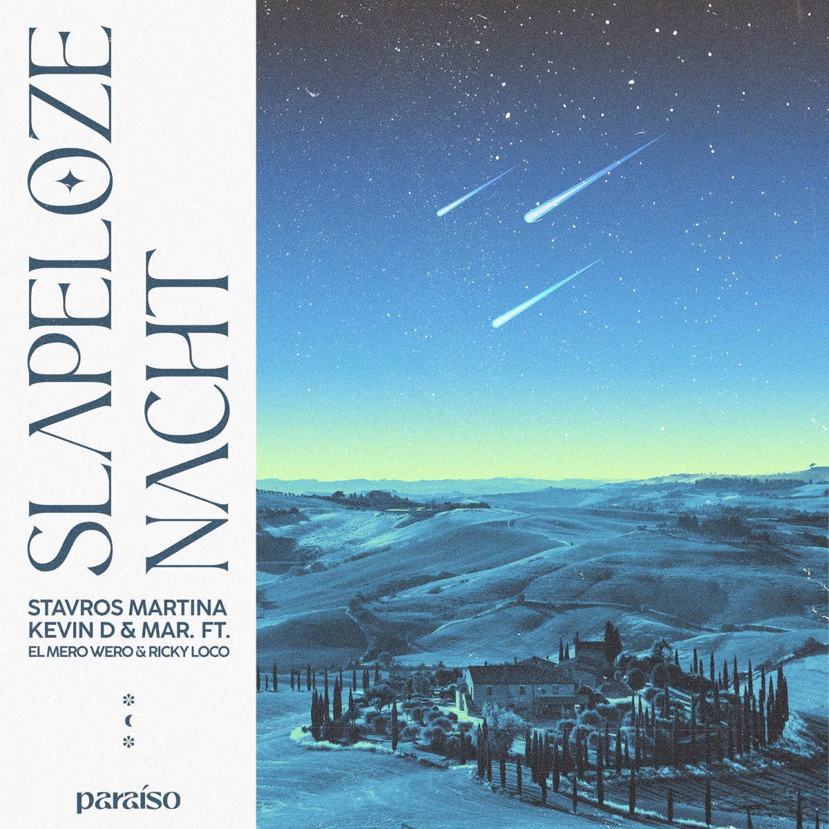 Slapeloze Nacht (feat. El Mero Wero & Ricky Loco) - Single by Stavros Martina, Kevin D & Mar album cover