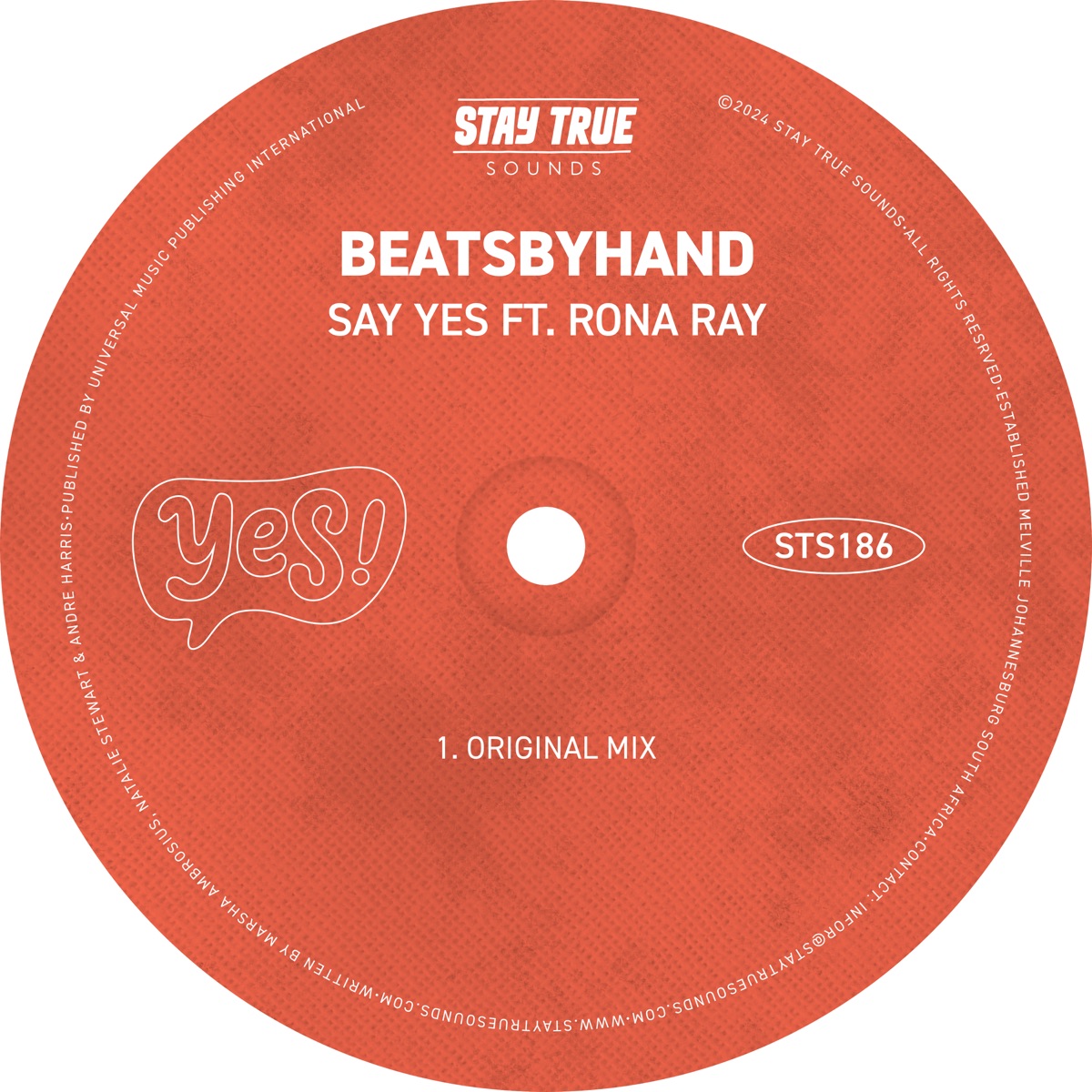 Say Yes (feat. Rona Ray) - Single by beatsbyhand album cover