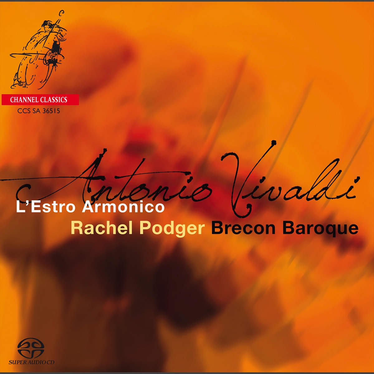 Vivaldi: L'Estro Armonico by Rachel Podger & Brecon Baroque album cover