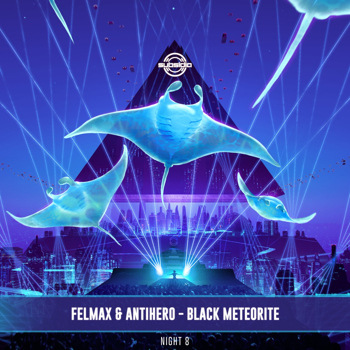 Black Meteorite - Single by Felmax & ANTIHERO album cover