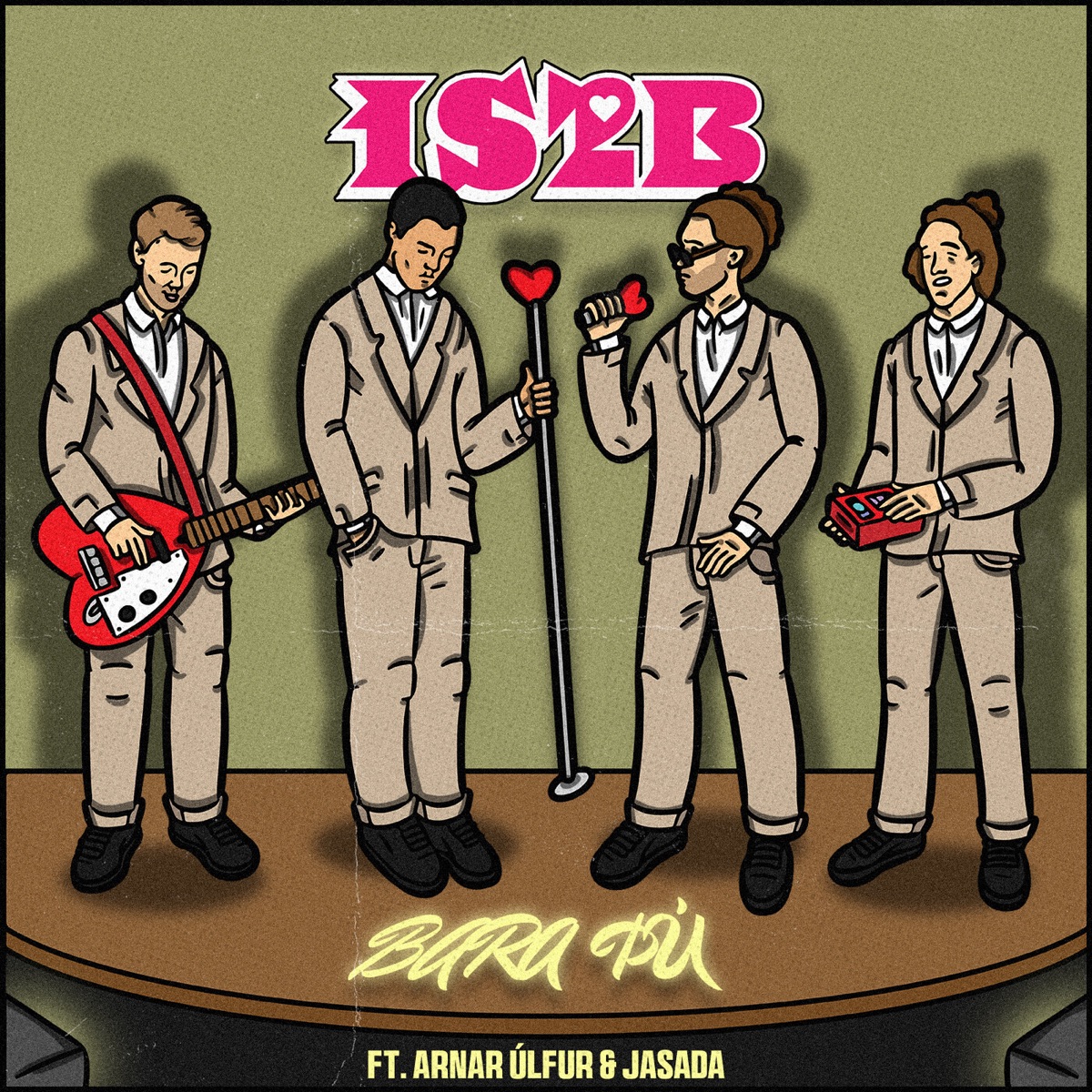 Bara þú (feat. Arnar Úlfur & Jasada) - Single by 1S2B, M.V Elyahsyn & Jökull Logi album cover