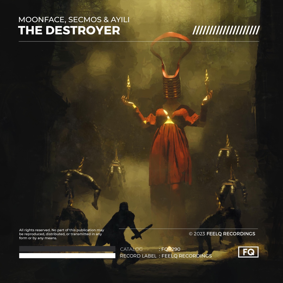 The Destroyer - Single by Moonface, SECMOS & Ayili album cover
