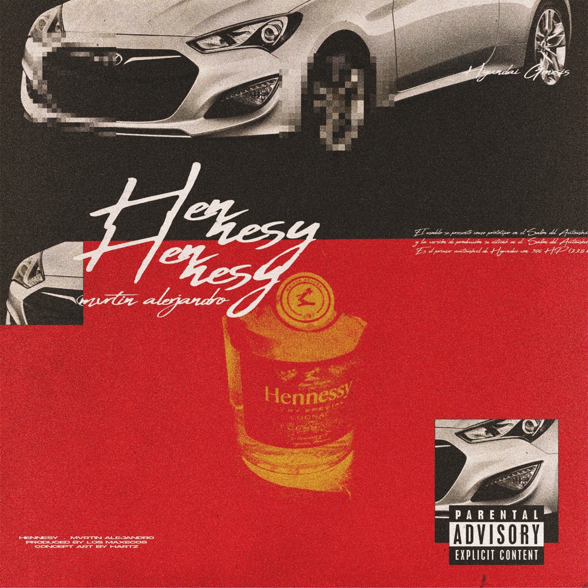 Hennesy - Single by Mvrtin Alejandro album cover