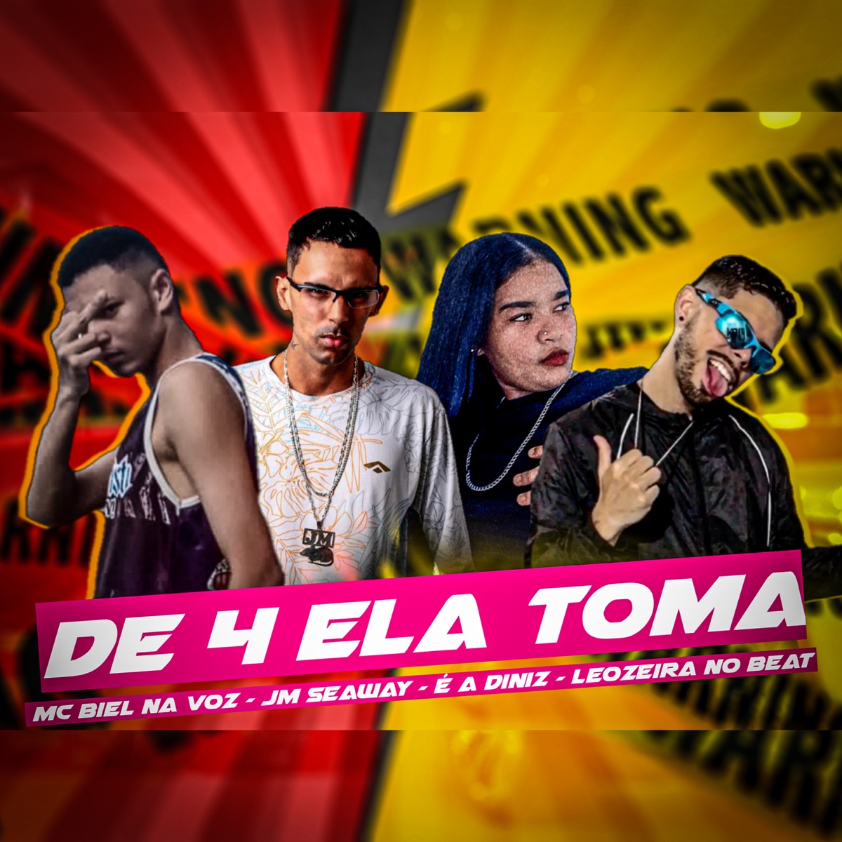 De 4 Ela Toma - Single by Leozeira no Beat, JM Seaway & Mc Biel Na Voz album cover