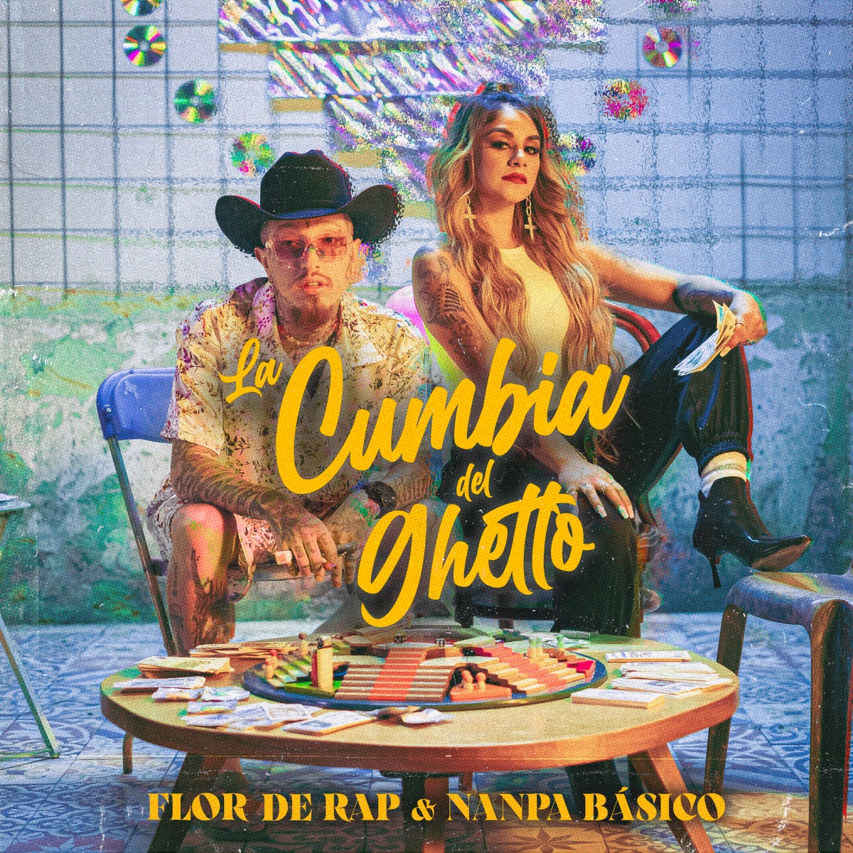 La Cumbia del Ghetto - Single by Flor De Rap & Nanpa Básico album cover