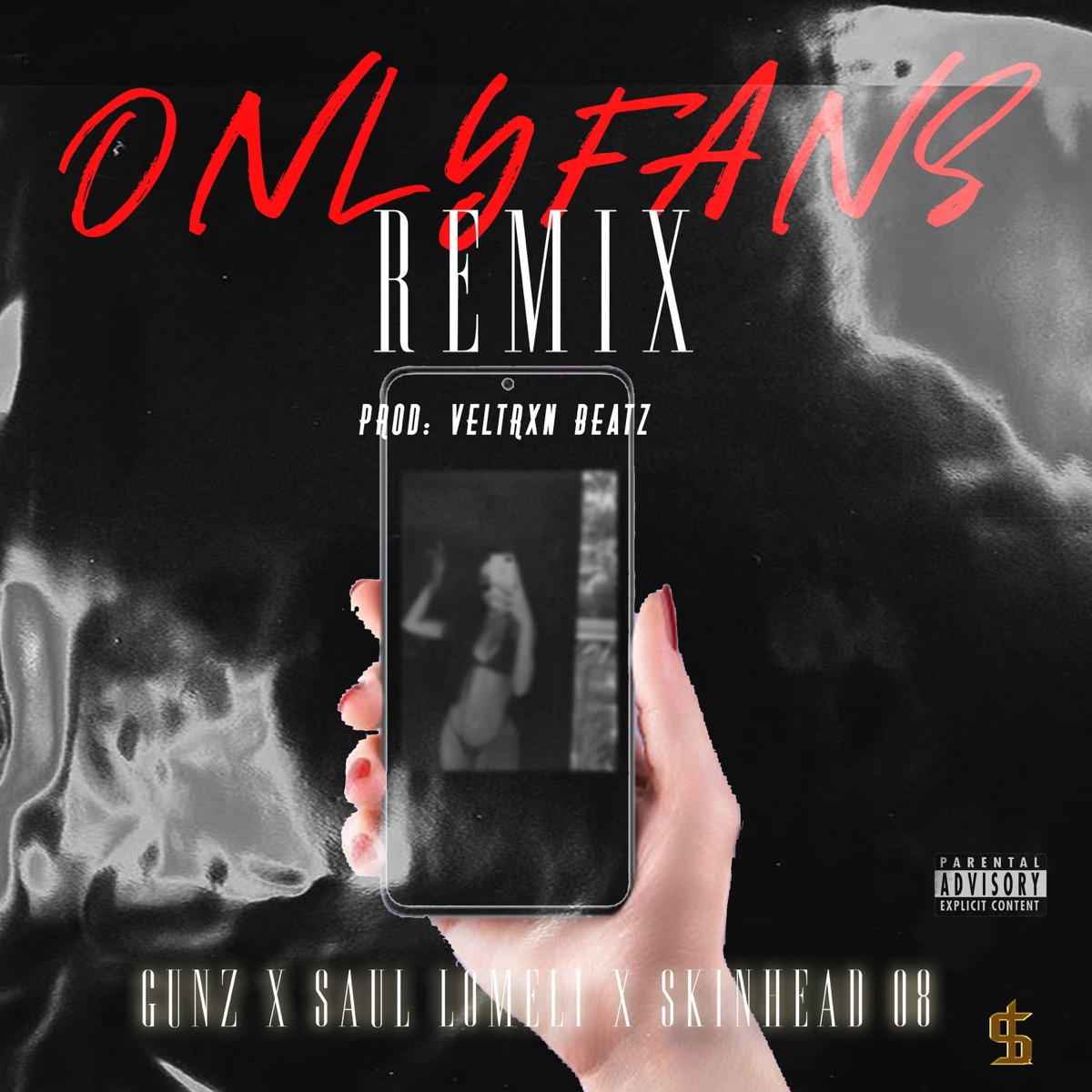 ONLYFANS (feat. Saul Lomeli, Skinhead 08 & Veltrxn Beatz) [REMIX] - Single by GVNZ6666 album cover