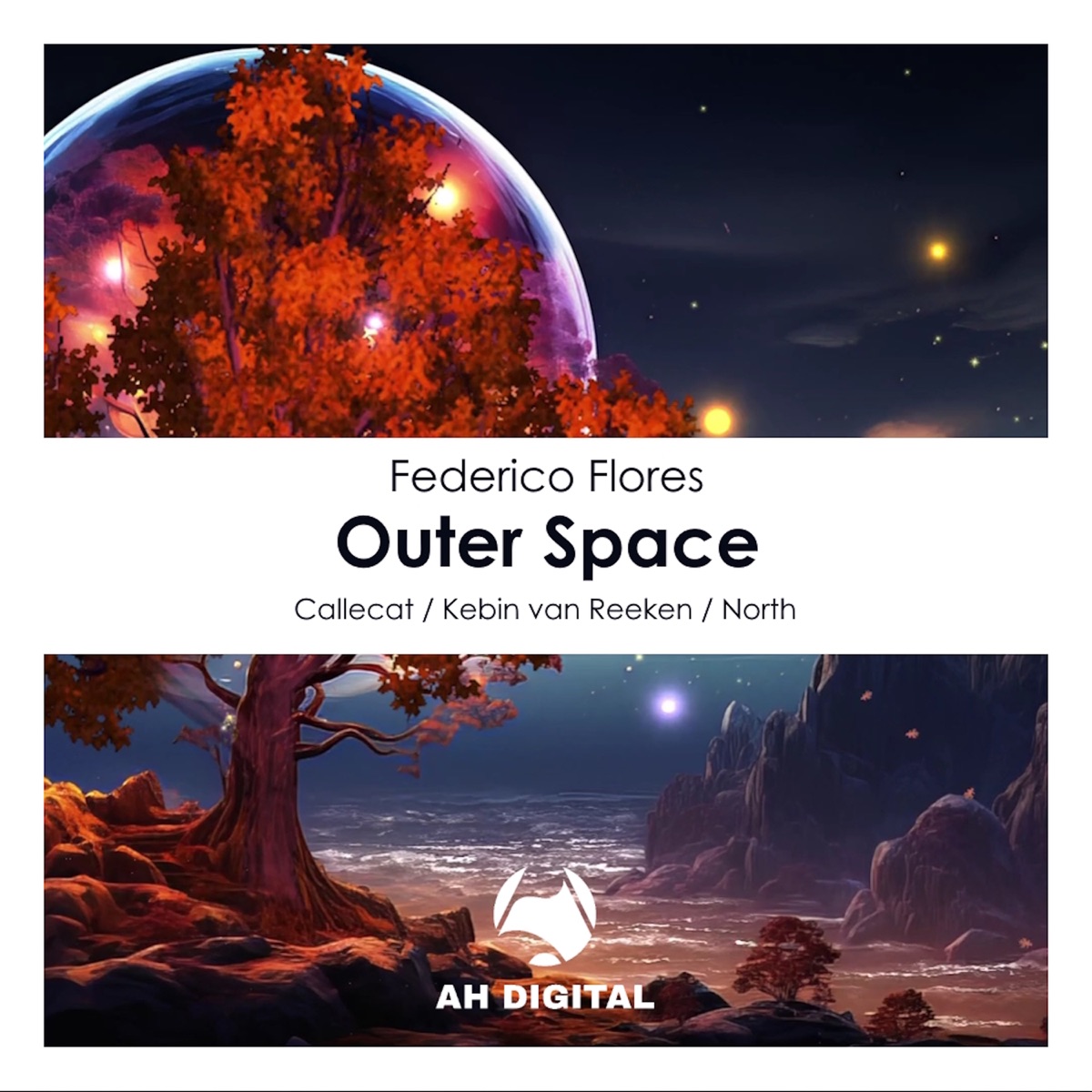 Outer Space (Kebin van Reeken Remix) - Single by Federico Flores album cover