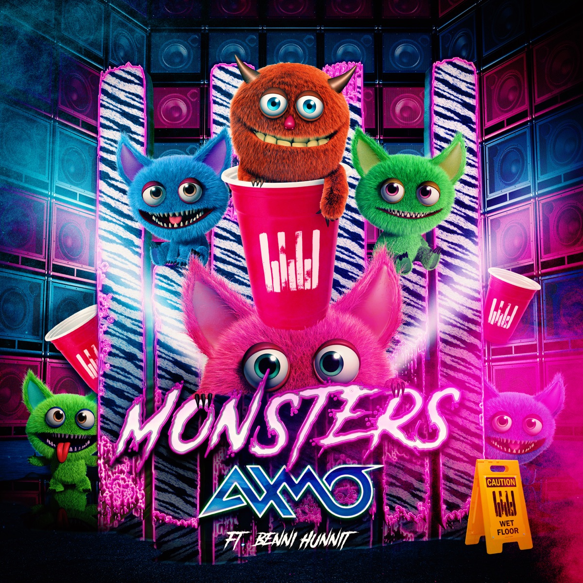 Monsters - Single by AXMO & Benni Hunnit album cover