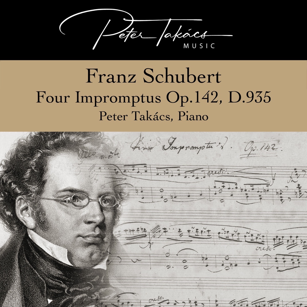 Franz Schubert: Four Impromptus, Op. 142, D. 935 by Peter Takács album cover