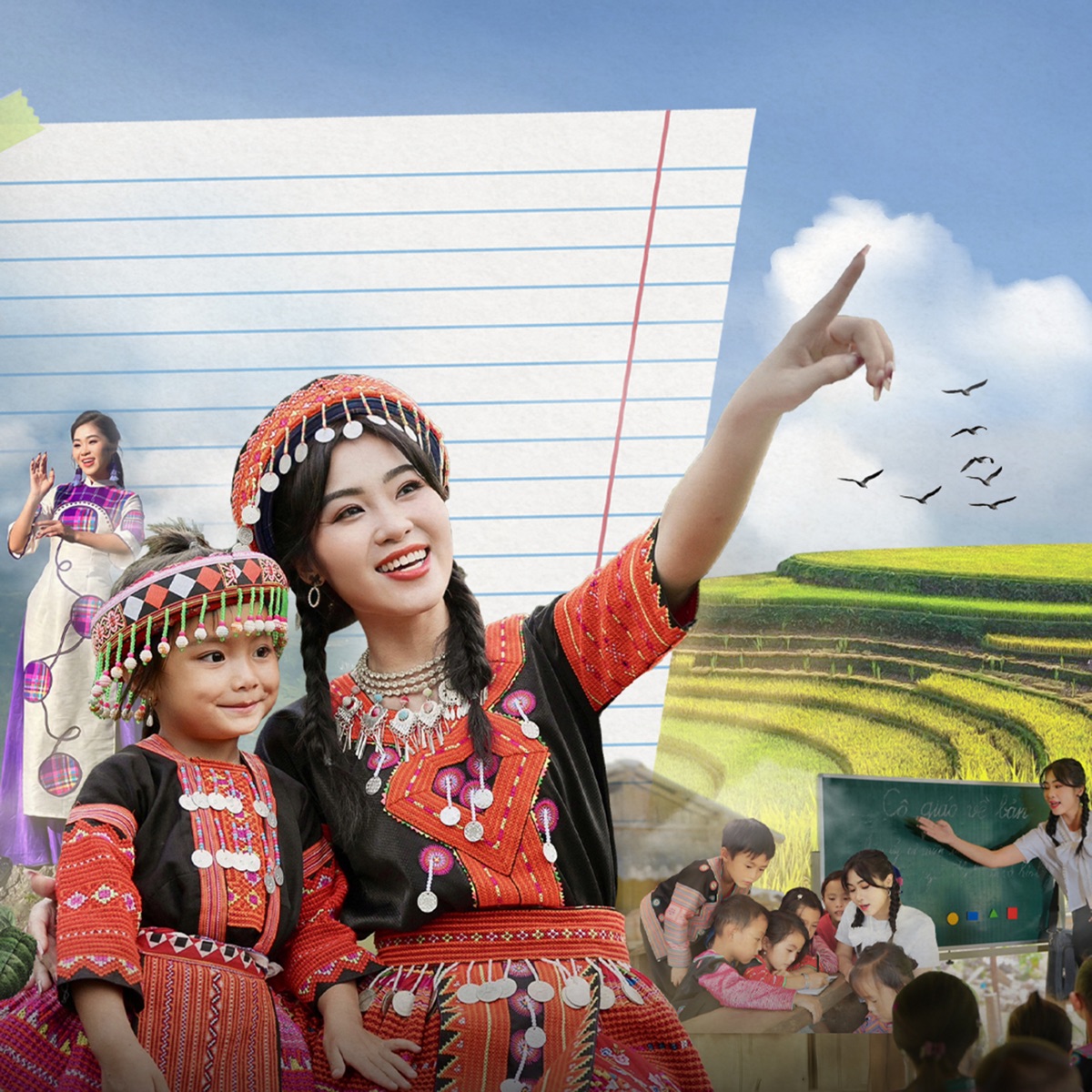 Cô Giáo Về Bản - Single by Hà Myo & Thế Phương VBK album cover