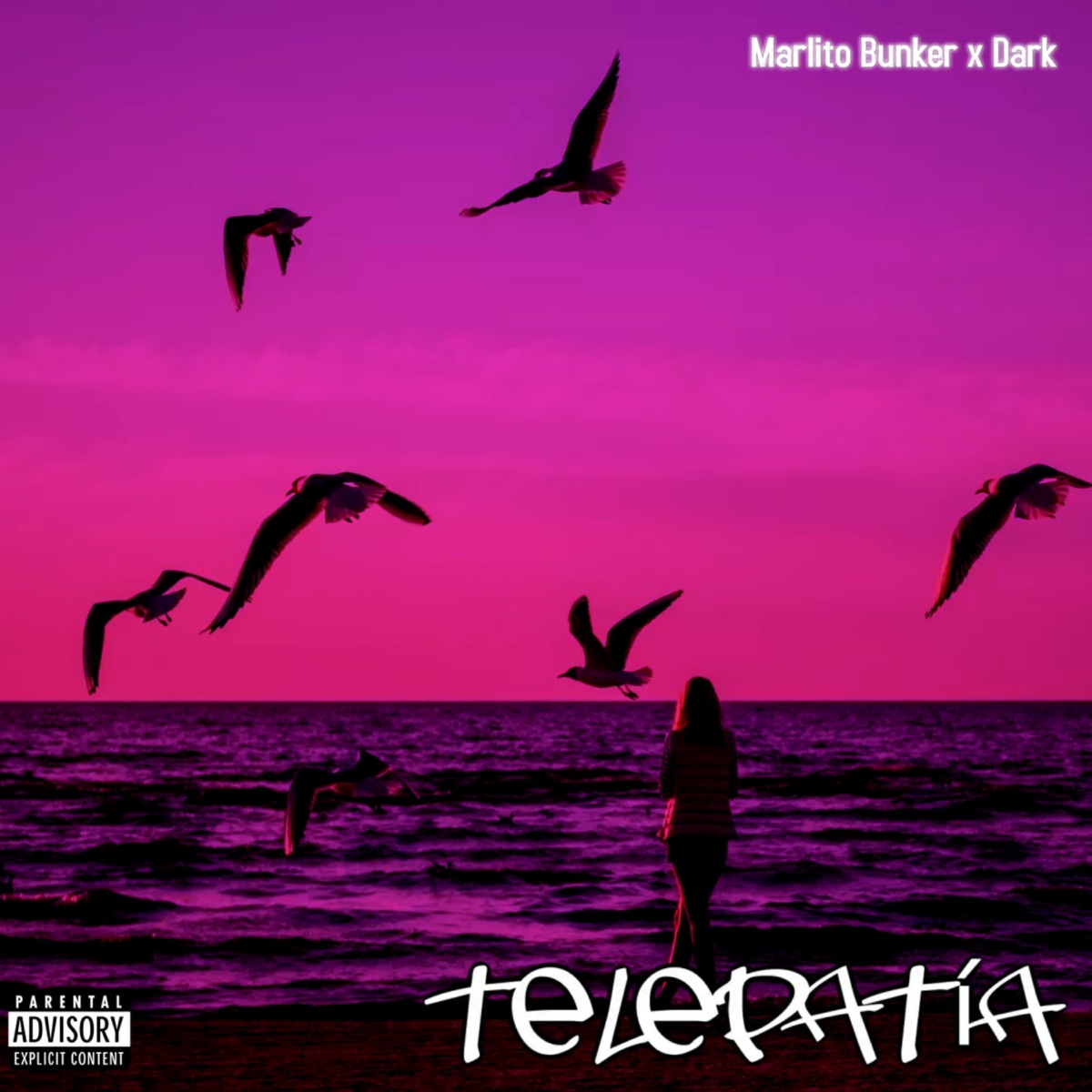 Telepatía (feat. Dark) - Single by Marlito Bunker album cover