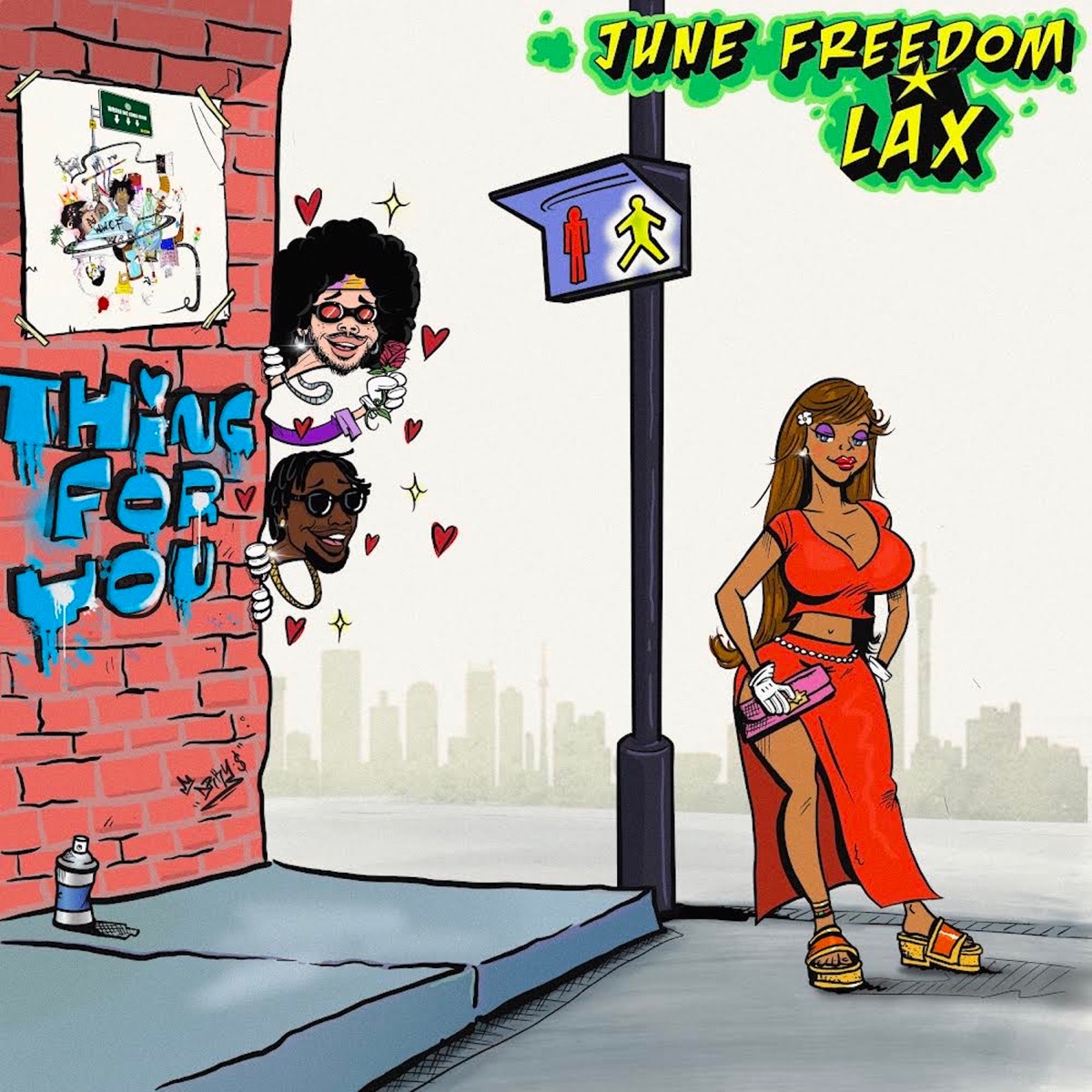 Thing For You (feat. L.A.X) - Single by June Freedom album cover