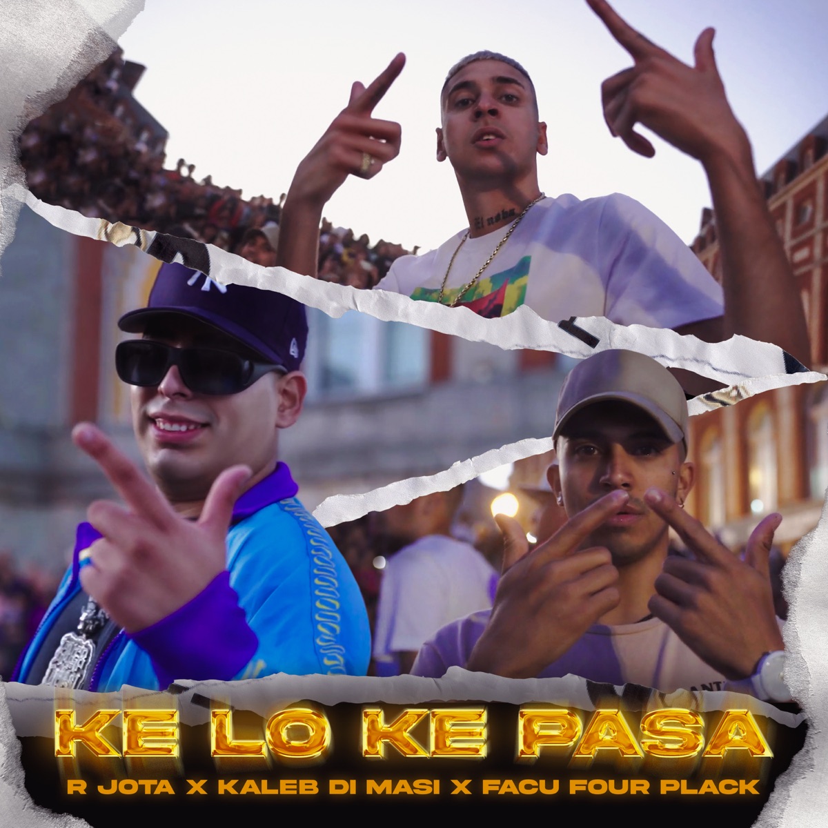 KE LO KE PASA (feat. DT.Bilardo) - Single by R Jota, Kaleb Di Masi & Four Plack album cover
