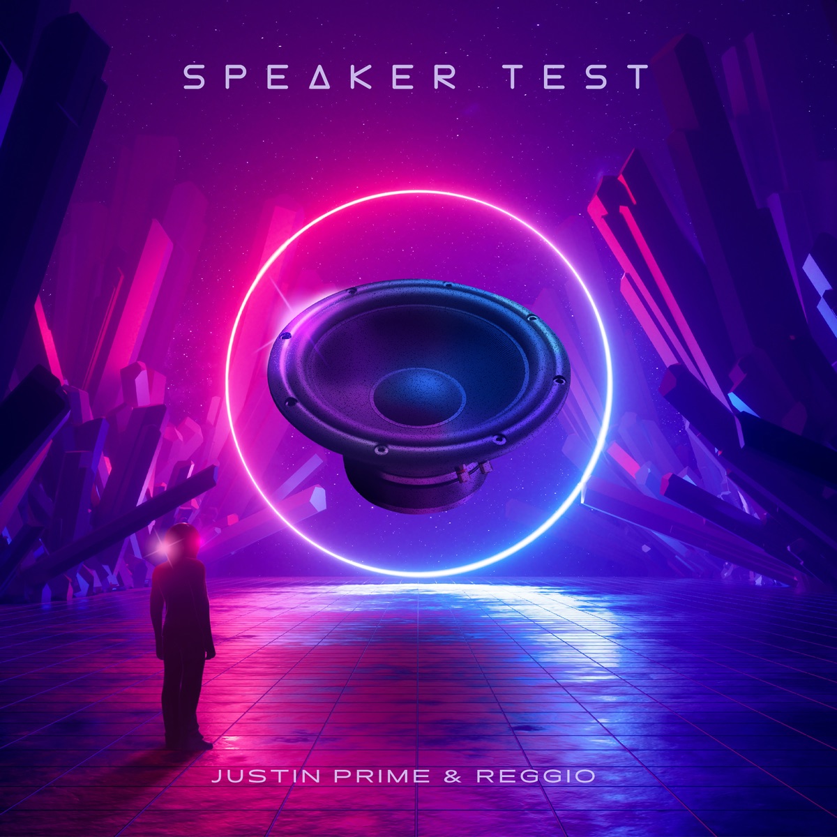 Speaker Test - Single by Justin Prime & Reggio album cover