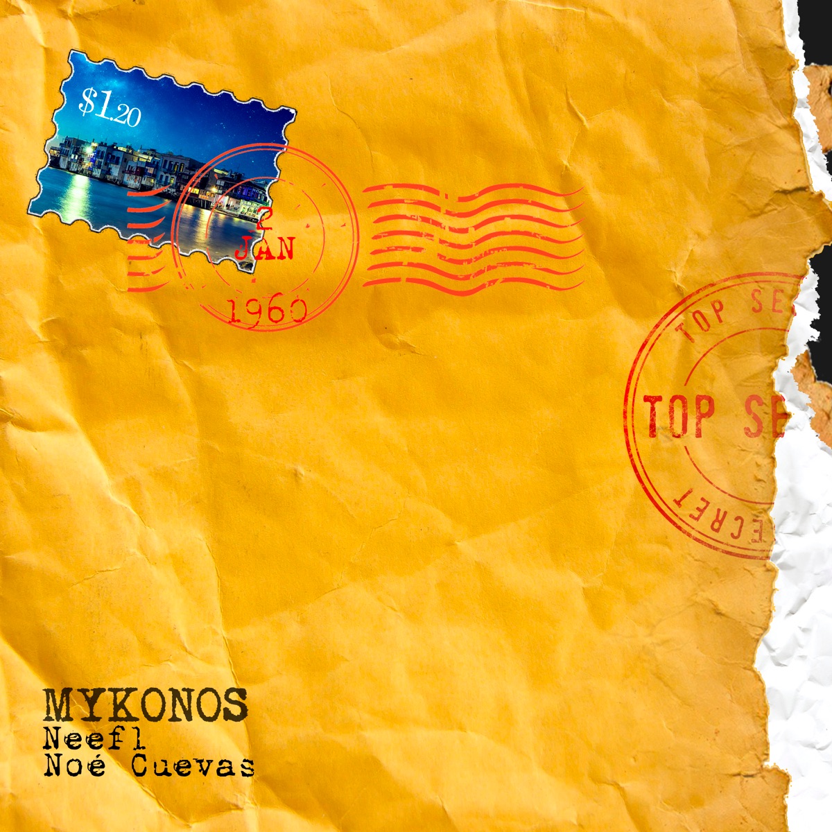 Mykonos - Single by NeeF1 & Noé Cuevas album cover