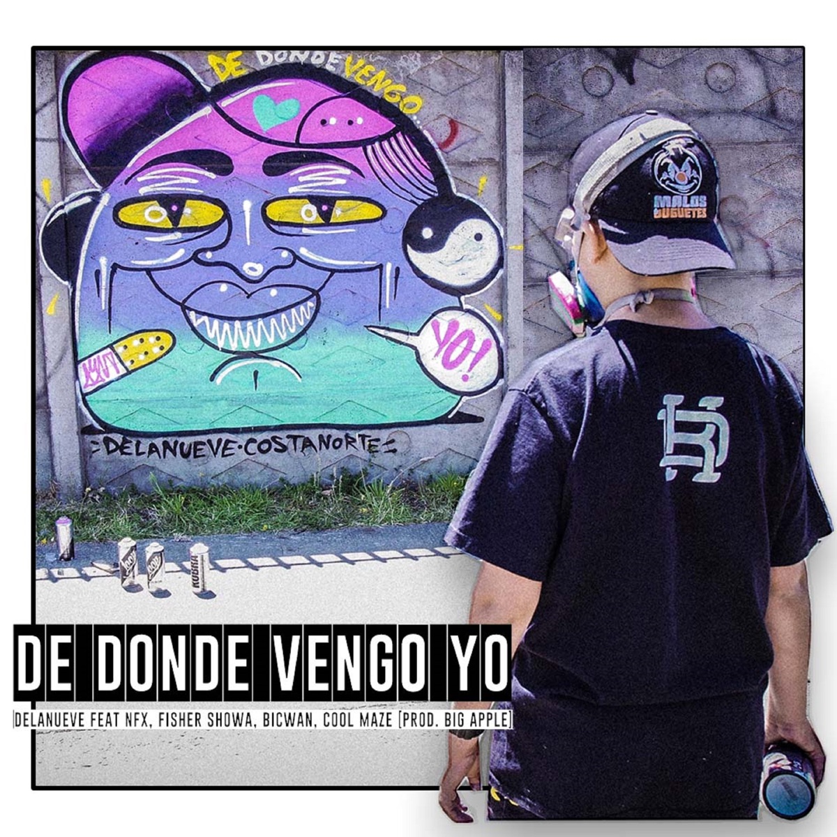 De Donde Vengo Yo (feat. Big Apple, Control Habilis, Kbro Kbrera, Saikoflow 187, Fisher Showa, Cool Maze & Nvwcyb) - Single by Delanueve, Jotaose Lagos & NFX album cover
