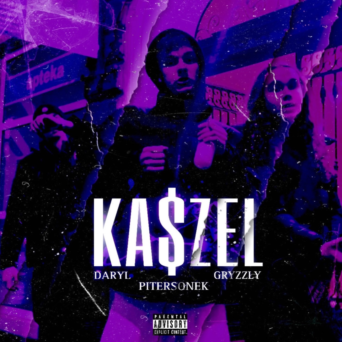Kaszel - Single by Pitersonek, daryl & Gryzzly album cover