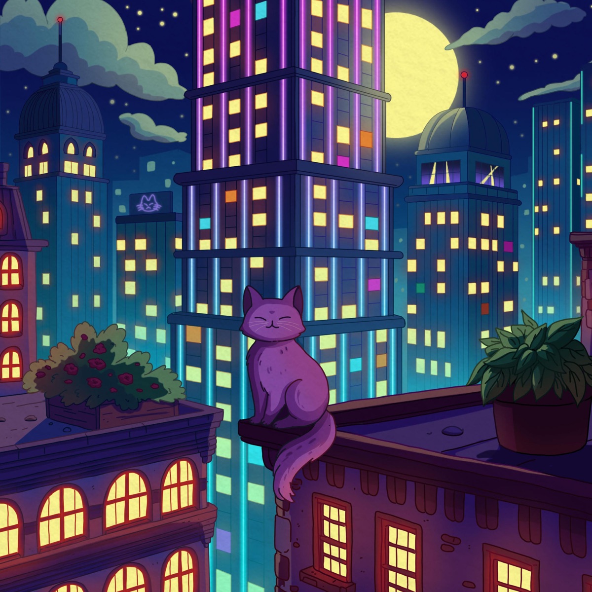 City Nights 2 by Purrple Cat album cover