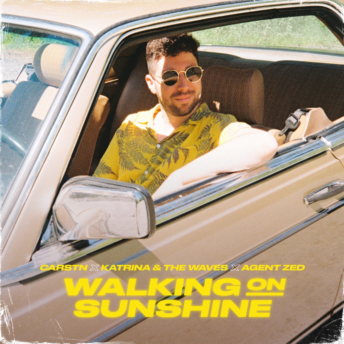 Walking on Sunshine - Single by CARSTN, Katrina and the Waves & Agent Zed album cover