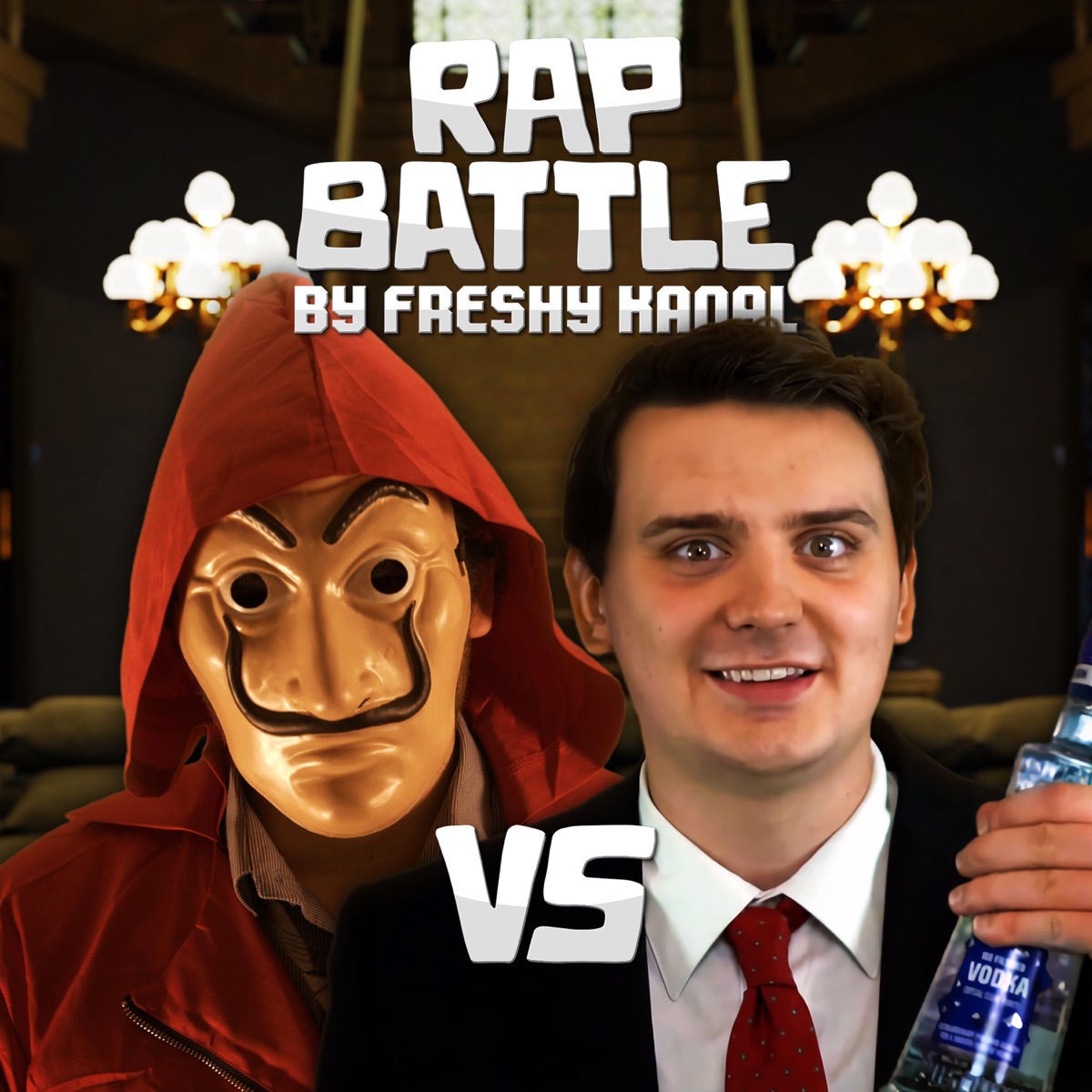 Money Heist vs. The Wolf of Wall Street (feat. Keyblade & Gridline Studios) - Single by Freshy Kanal album cover