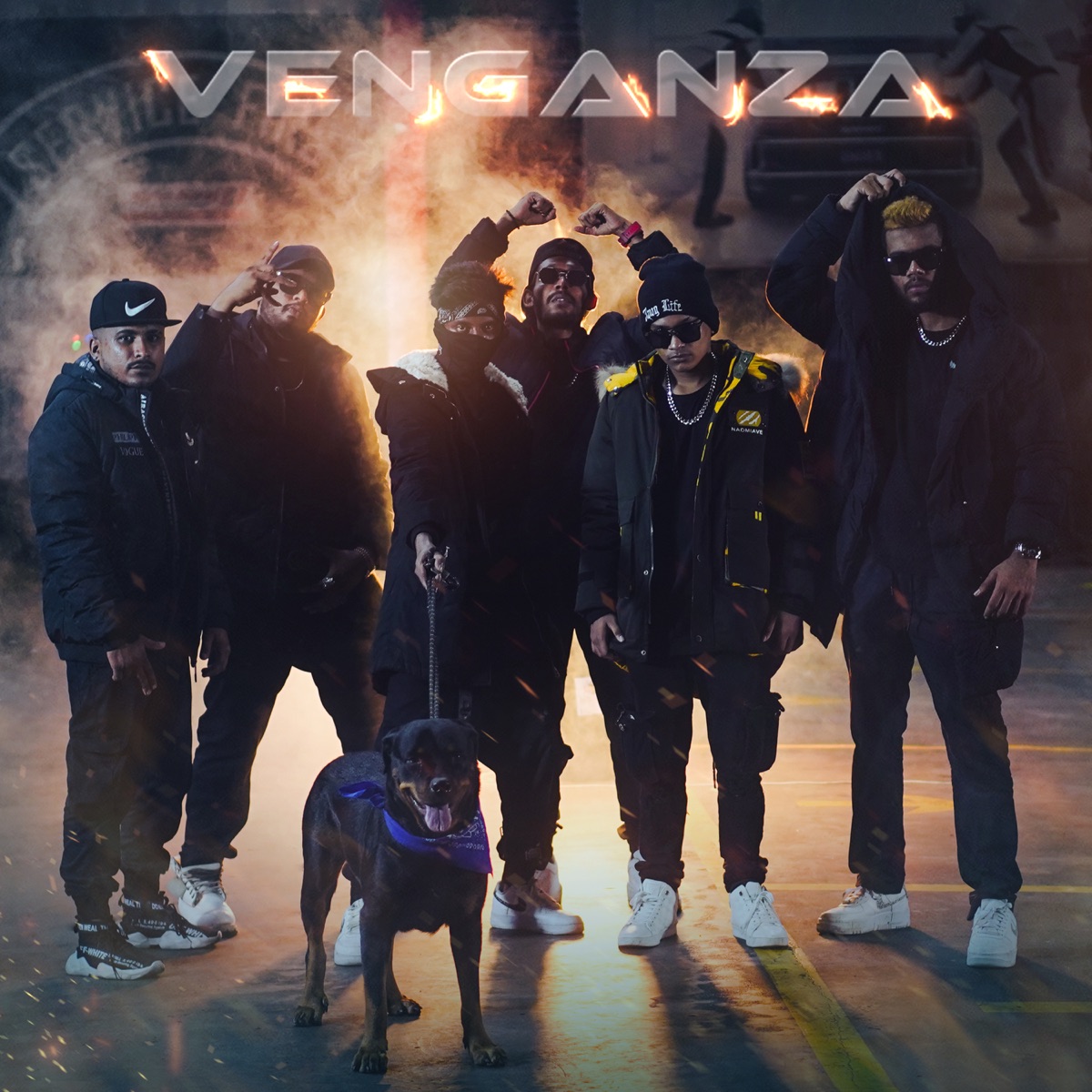 VENGANZA (feat. Kenny Wolf, Kingah KD, DM Nikz & San Trimz) - Single by Alpha Gang, Shady Spades & Luna XX album cover