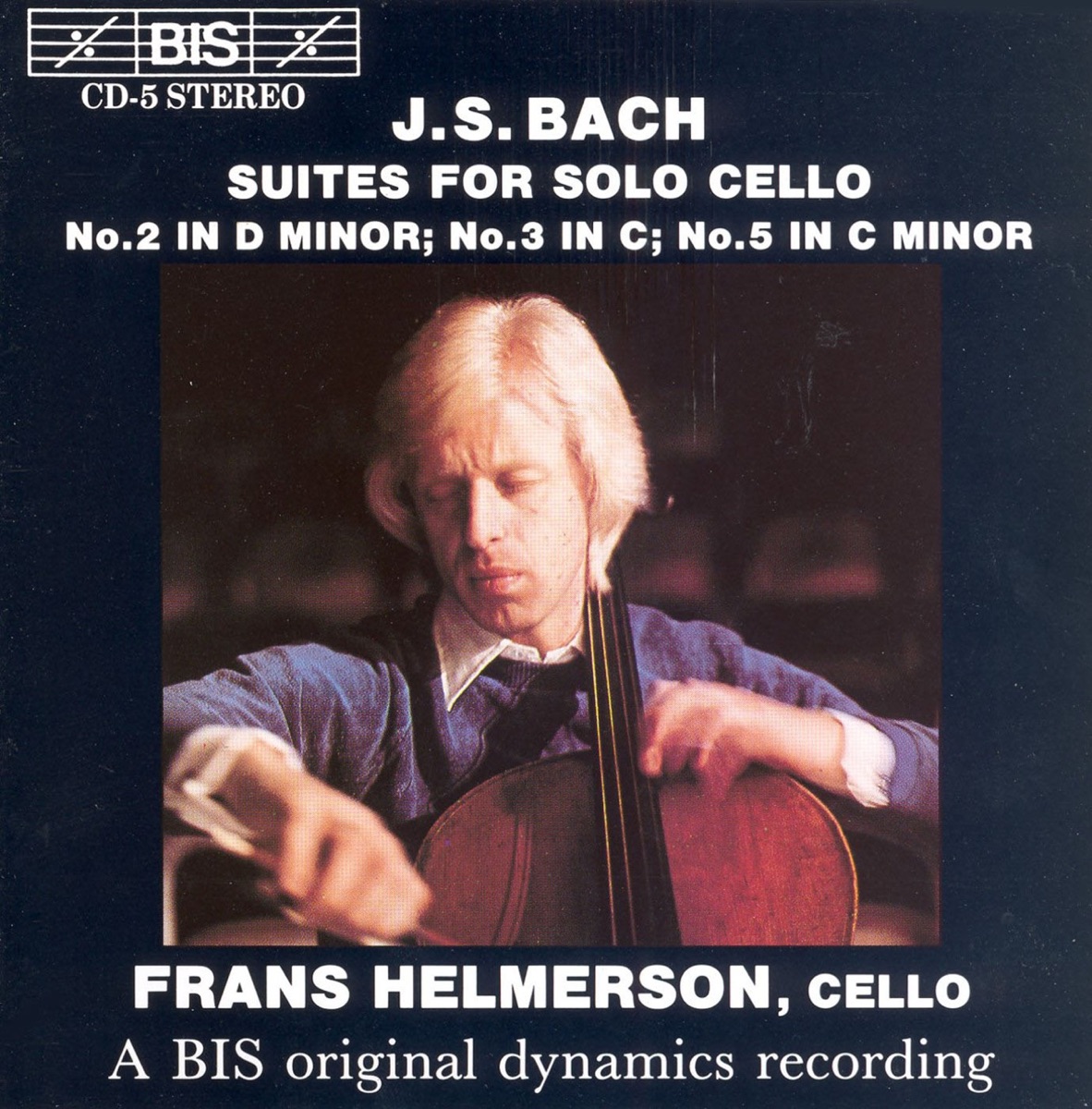 Bach, J.S.: Cello Suites Nos. 2, 3, and 5 by Frans Helmerson album cover