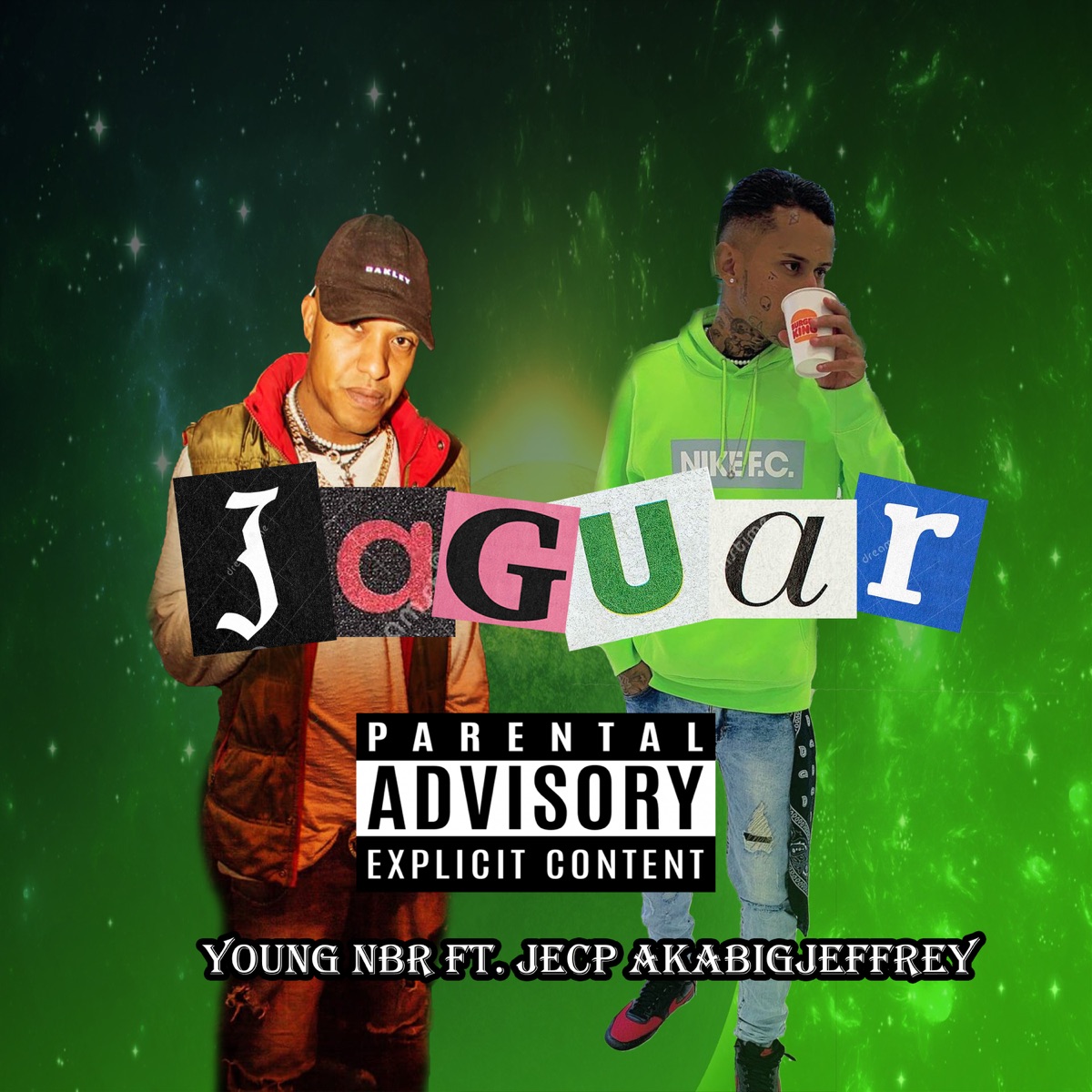 Jaguar (feat. jecpakabigjeffrey) - Single by Young NBR album cover