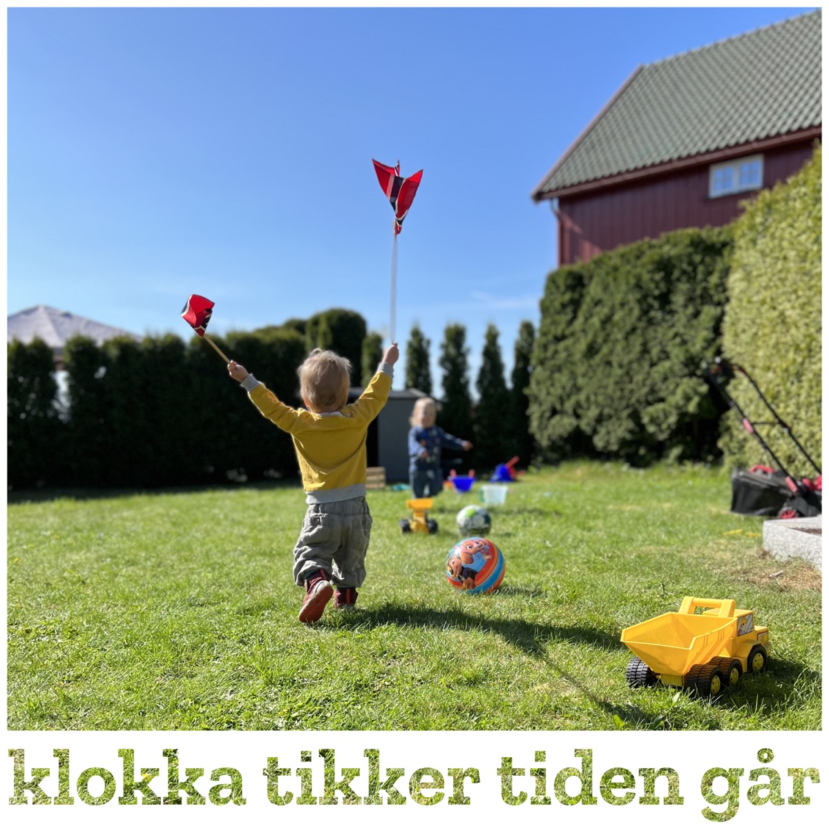 Klokka tikker tiden går - Single by Egil Ellevill album cover