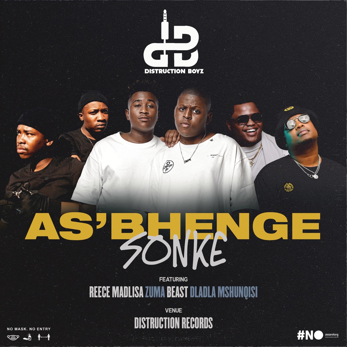 As'bhenge Sonke (feat. Reece Madlisa, Zuma, Beast & Dladla Mshunqisi) - Single by Distruction Boyz album cover