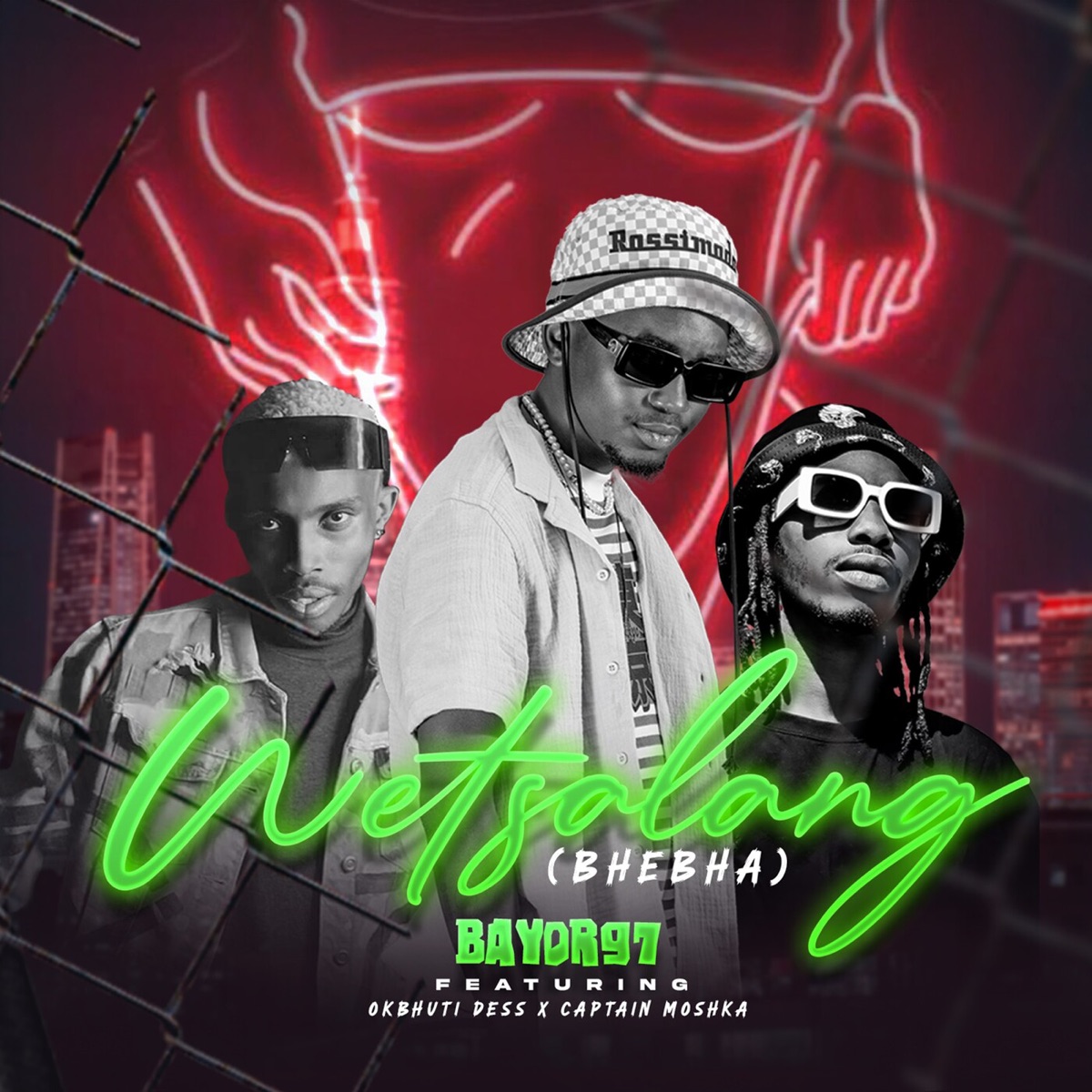 Wetsalang (Bhebha) [feat. Okbhuti Dess & Captain Moshka] - Single by Bayor97 album cover
