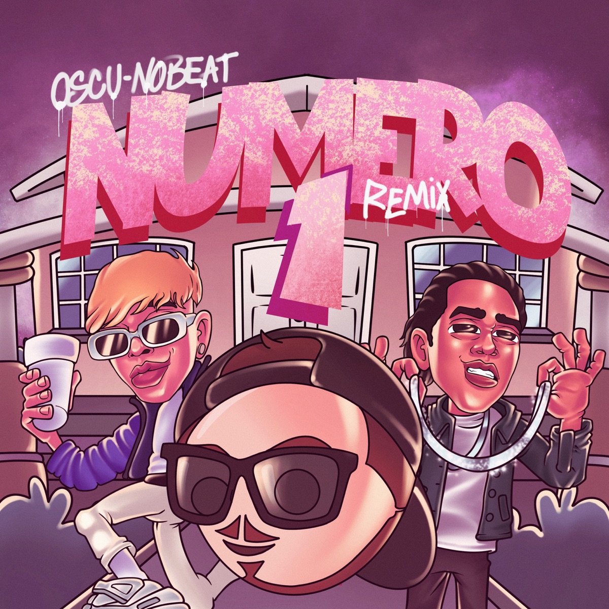Oscu x Nobeat - Número 1 (Remix) - Single by Fer Palacio Records album cover