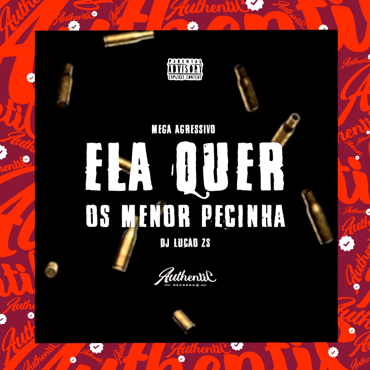 Mega Agressivo - Ela Quer os Menor Pecinha - Single by DJ Lucão Zs album cover