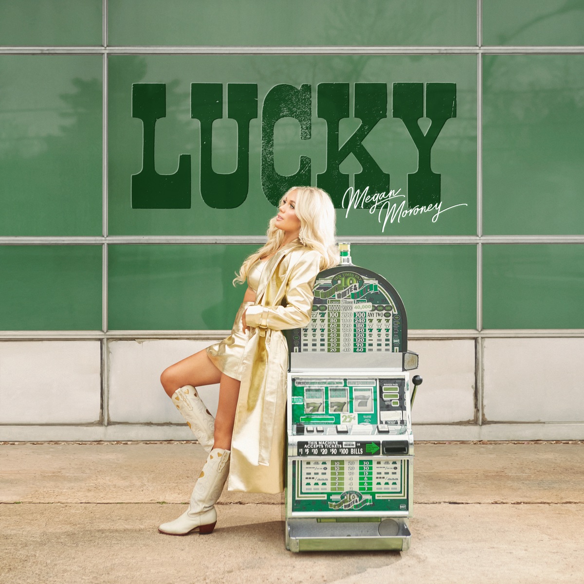Lucky by Megan Moroney album cover artwork