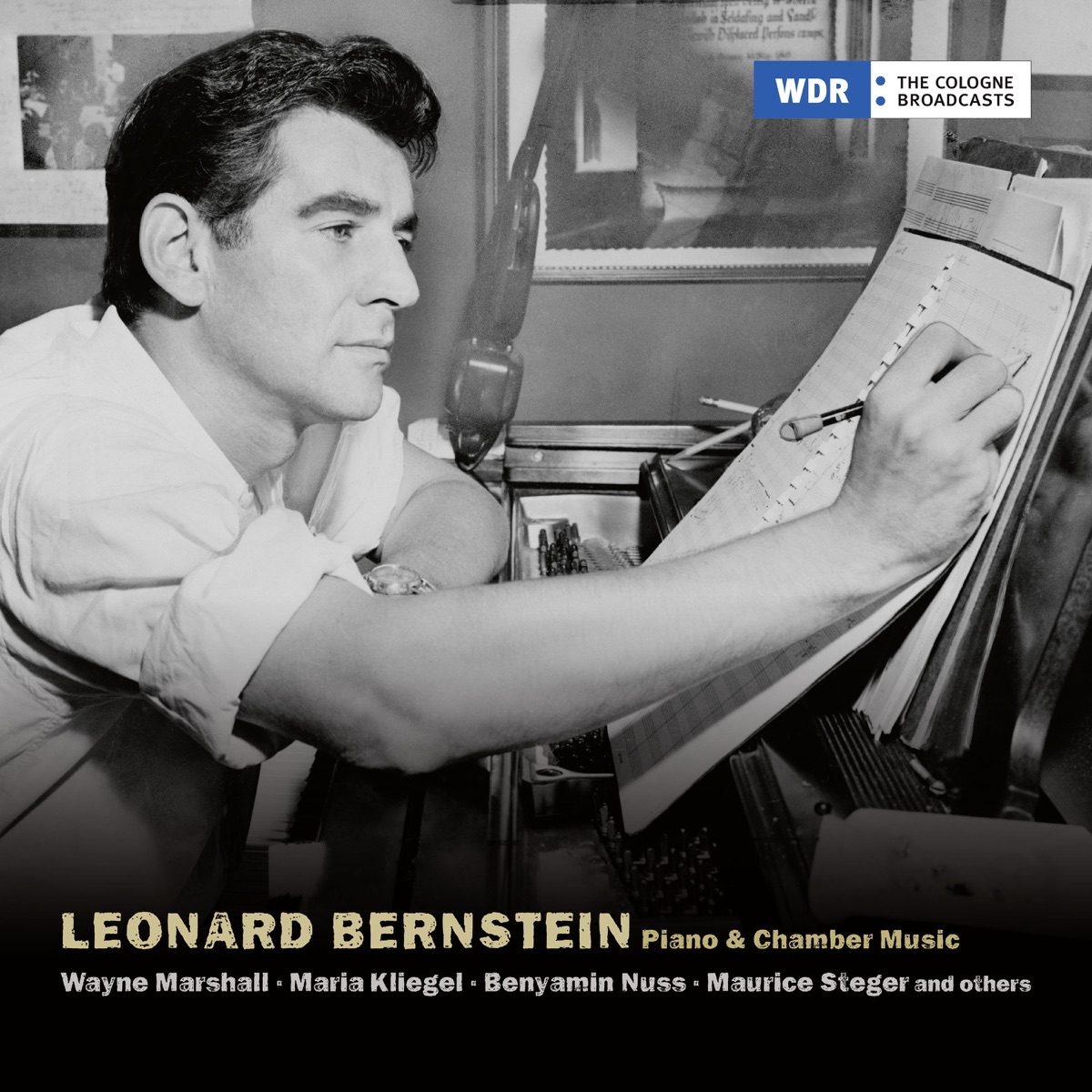 Bernstein: Piano & Chamber Music by Benyamin Nuss, Wayne Marshall, Maria Kliegel & Maurice Steger album cover
