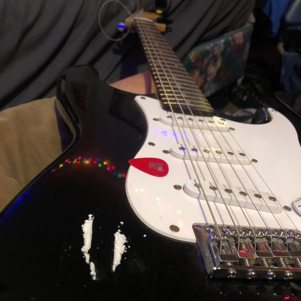 fent covered guitar by P.U.M.A album cover