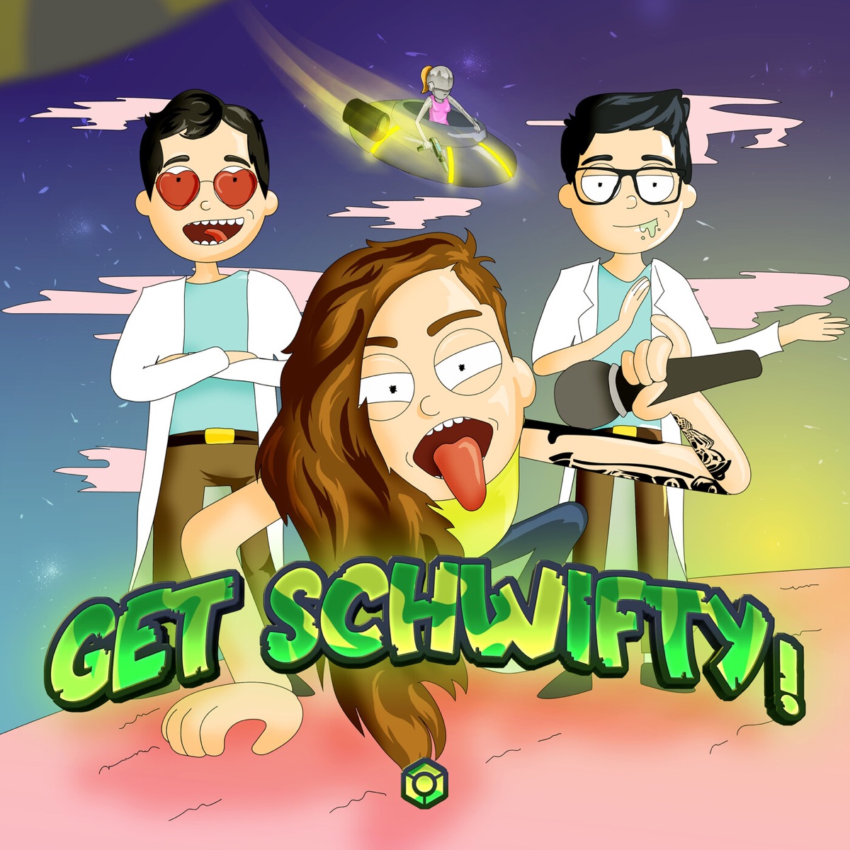 Get Schwifty (feat. Skadioya) - Single by Trip-Tamine, Fresh Drop & Lil Umali album cover