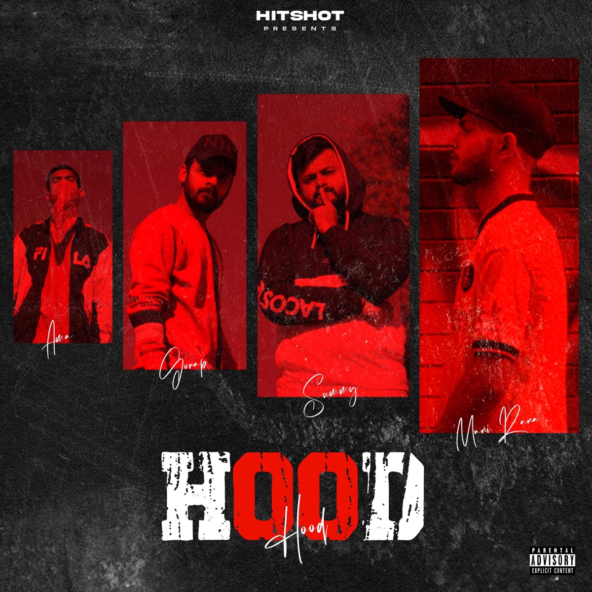 HOOD (feat. Summy, Mani Rana & Aman Mangali Aala) - Single by GORAP album cover