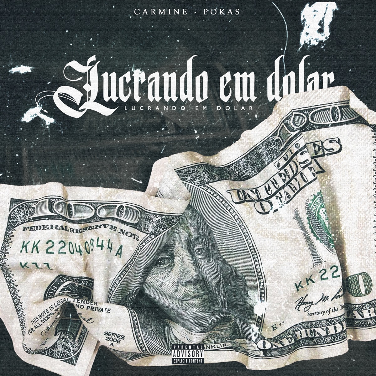 Lucrando em dólar (feat. Cronus & AFRONASA) - Single by Carmine & Pokas album cover