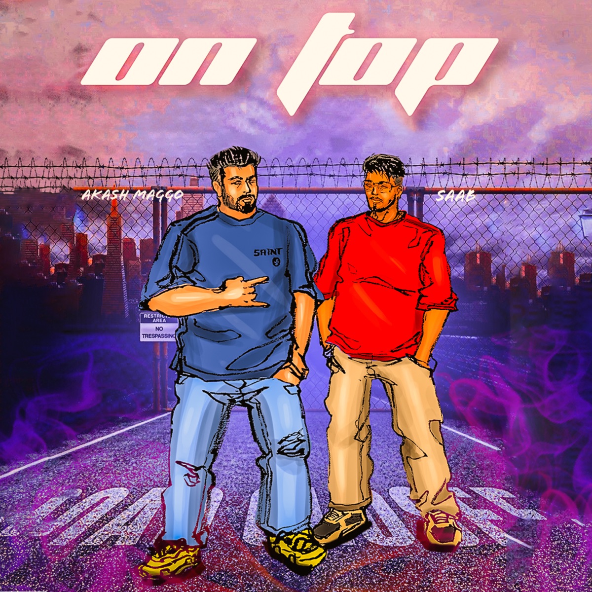 On Top - Single by Akash Maggo, Mugz Beats & Saab album cover