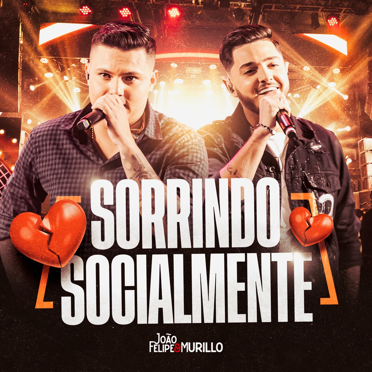 Sorrindo Socialmente - Single by João Felipe e Murillo album cover