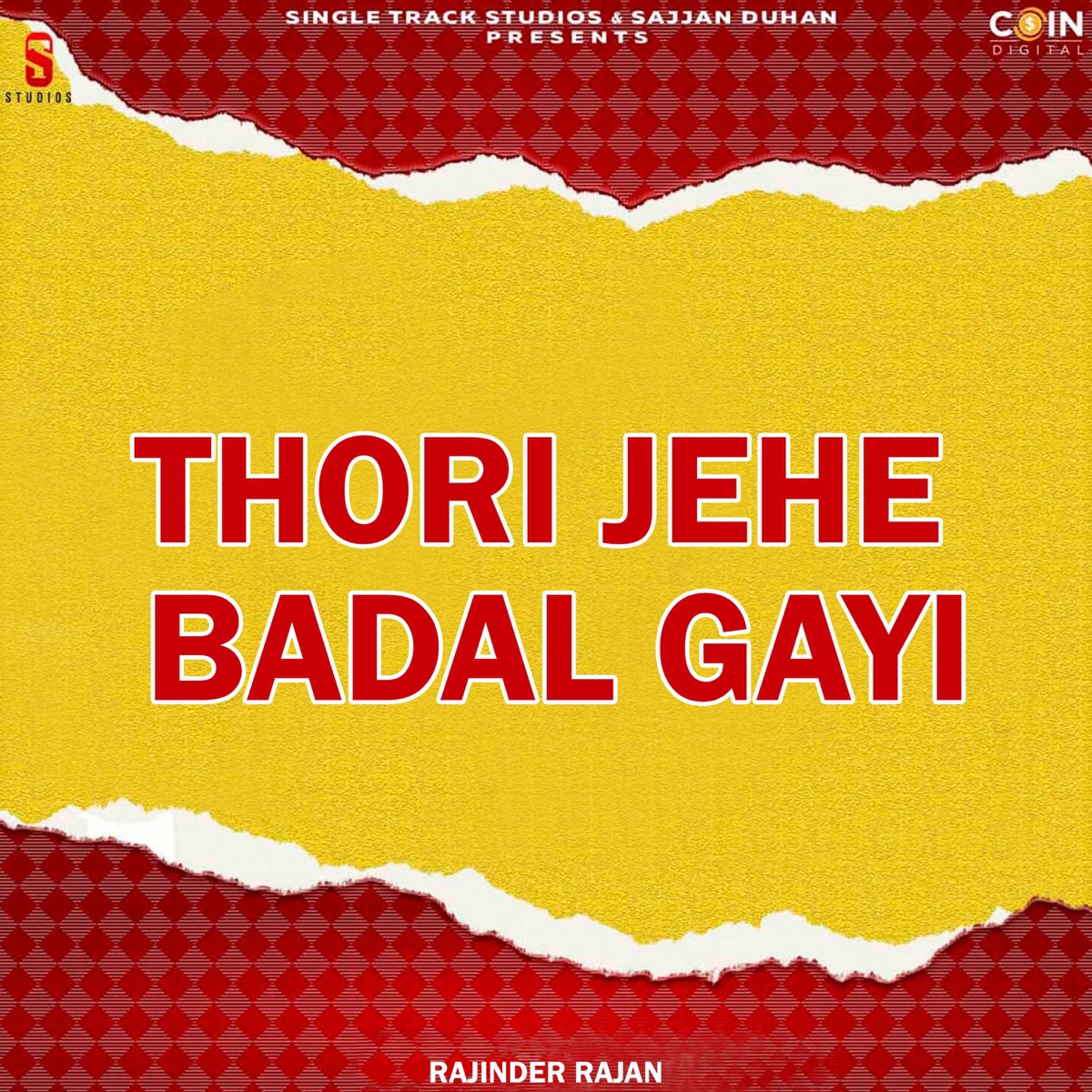 Thori Jehe Badal Gayi by Rajinder Rajan album cover