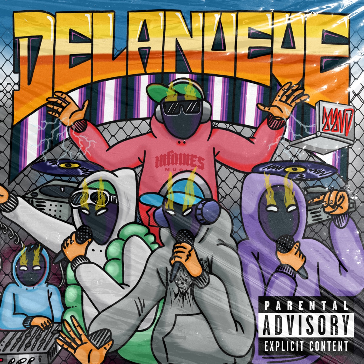 Rap Foreva (feat. Jotaose Lagos, Kbro Kbrera & Saikoflow 187) by Delanueve, Control Habilis & Big Apple album cover