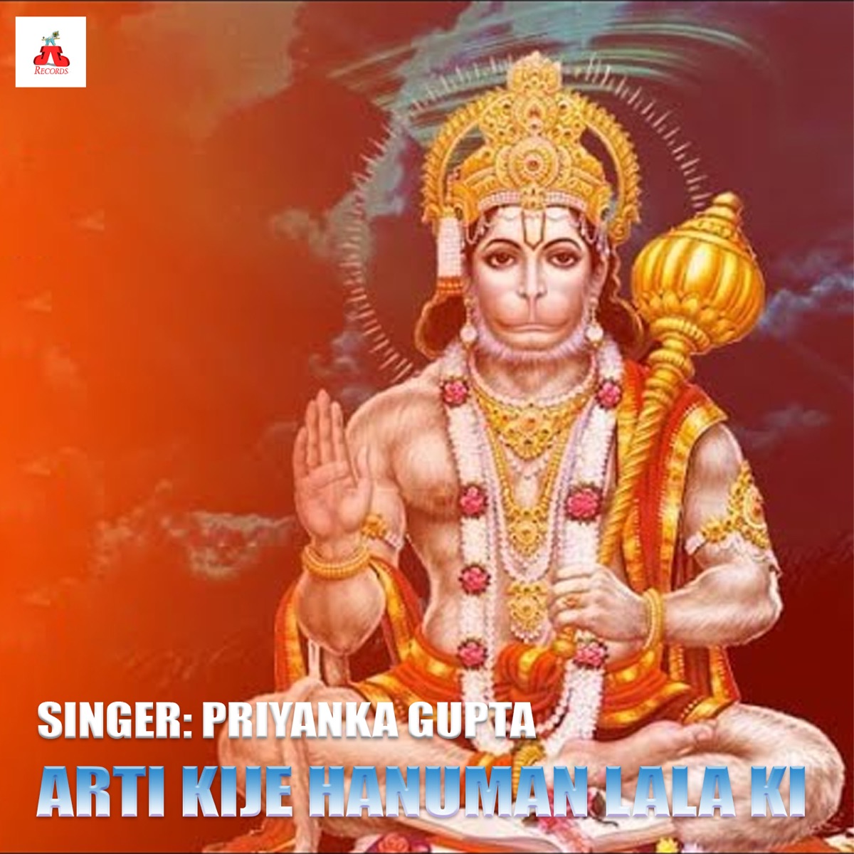 Arti Kije Hanuman Lala Ki - Single by Priyanka Gupta album cover
