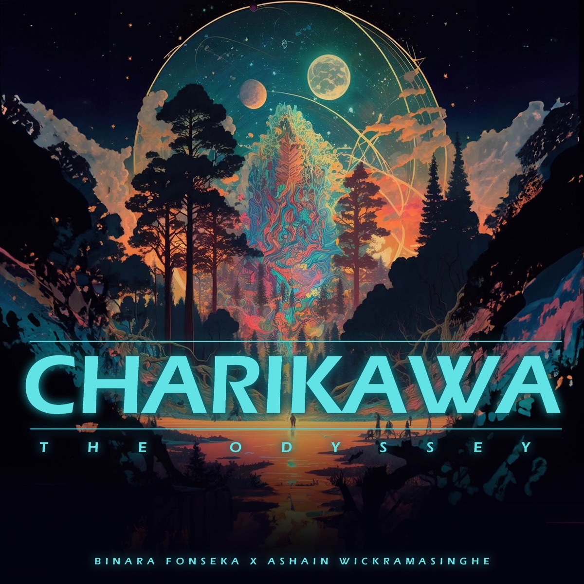 Charikawa - Single by Binara Fonseka & Ashain Wickramasinghe album cover