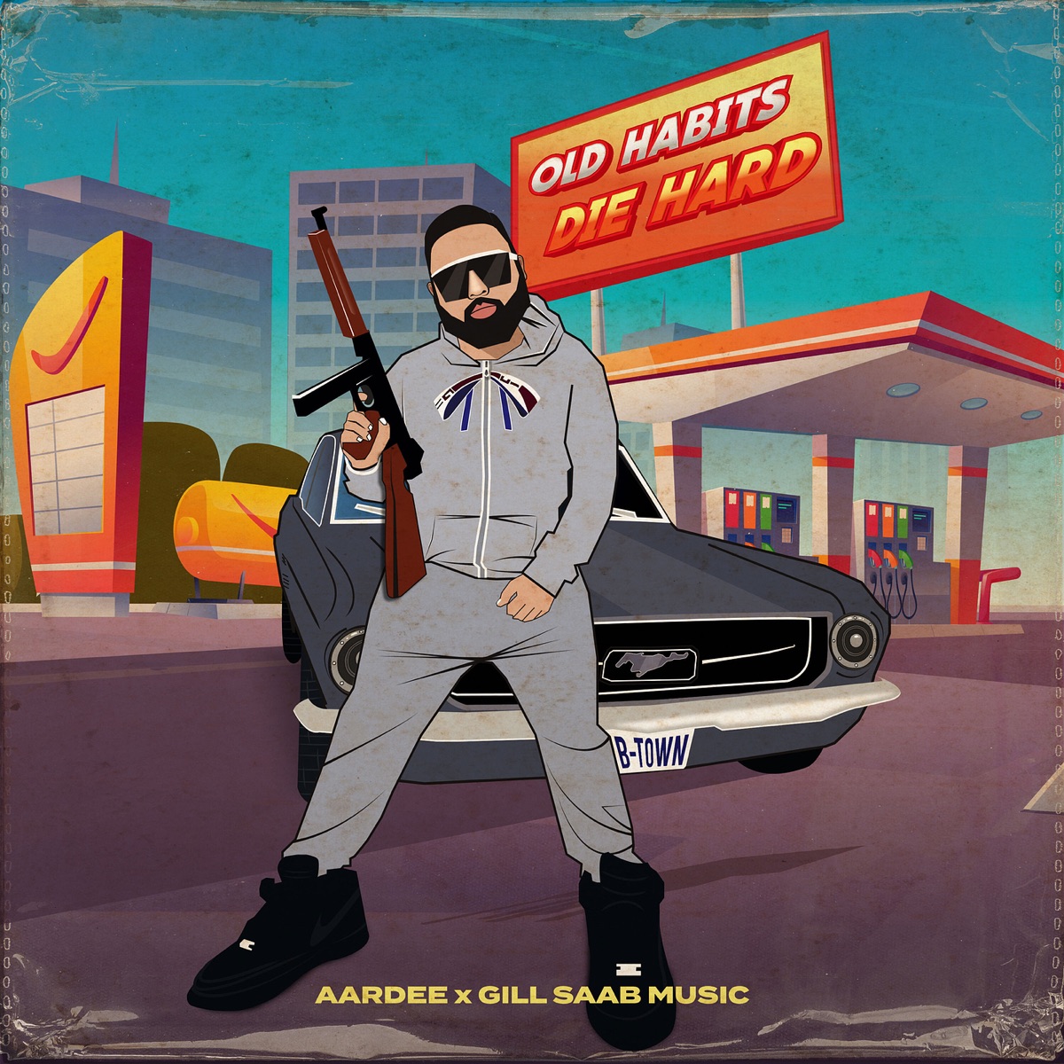 Old Habits Die Hard - Single by Aardee & Gill Saab Music album cover