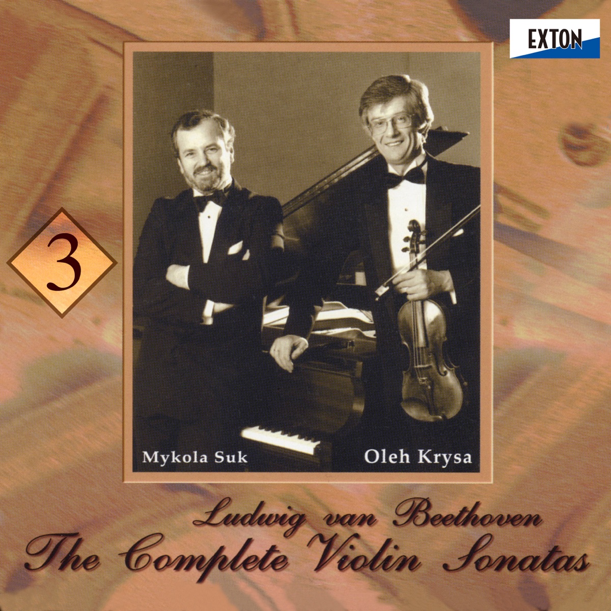 ベートーヴェン:ヴァイオリン・ソナタ全集 3 by Oleh Krysa & Mykola Suk album cover