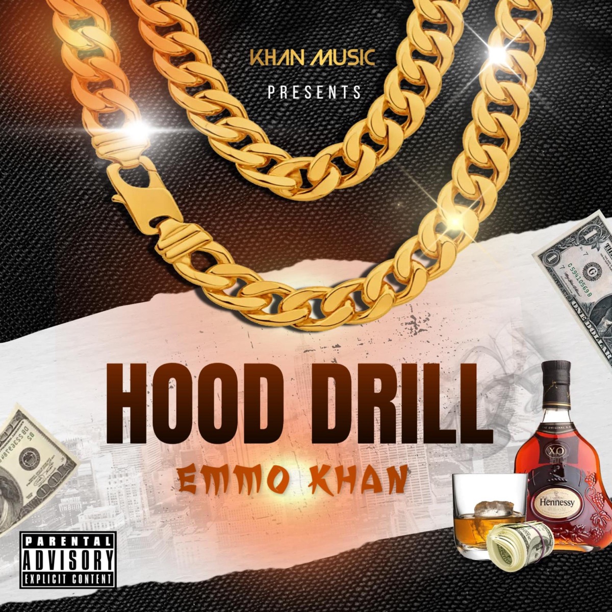 Hood Drill - Single by Emmo Khan album cover