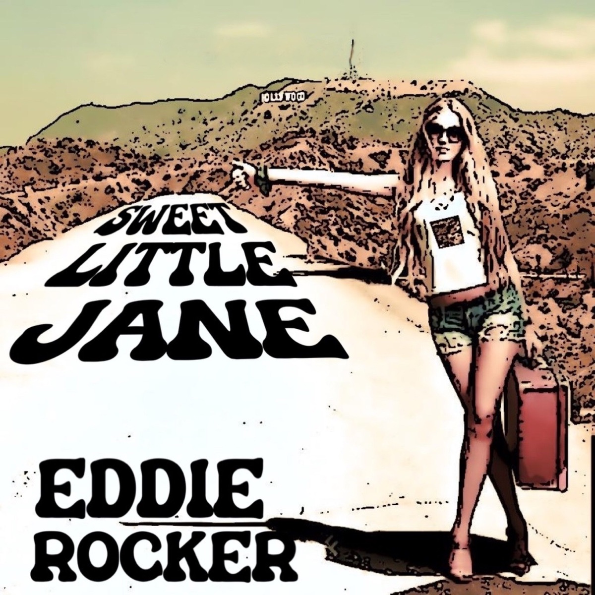 Sweet Little Jane (feat. Johnny Boy Chaves) - Single by Eddie Rocker album cover